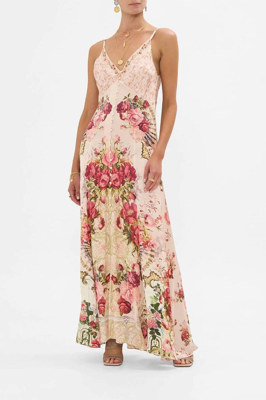 NEW CAMILLA button front strappy dress in meet me at the majstic